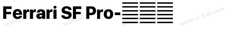 Ferrari SF Pro字体转换